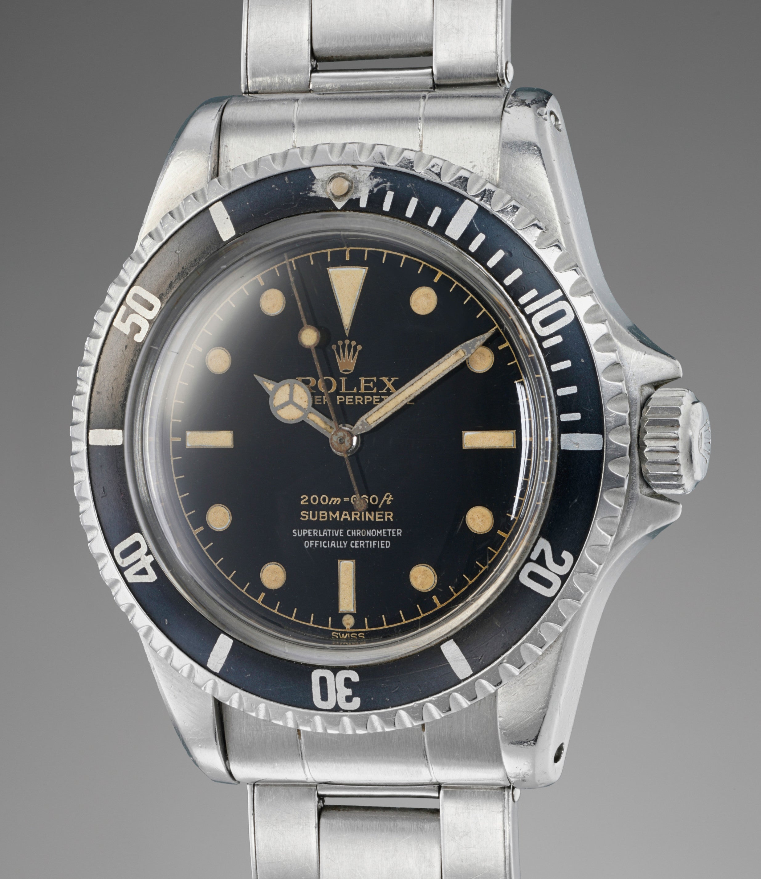 Rolex (vintage) — Submariner ref. 5512 'four-liner exclamation mark' dial, pointed crown guards — shot 001